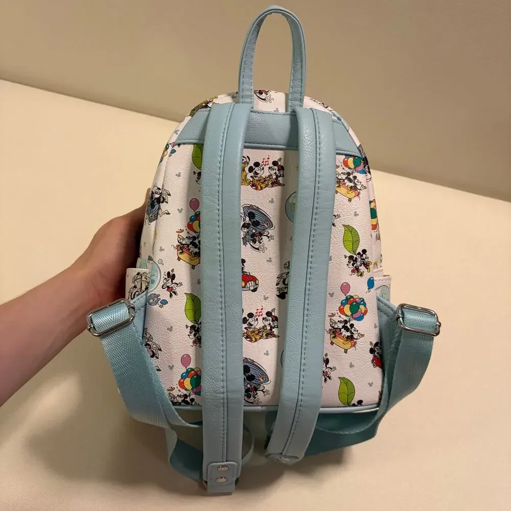 Disney Parks Loungefly Mickey & Minnie’s Runaway Railway Mini Backpack